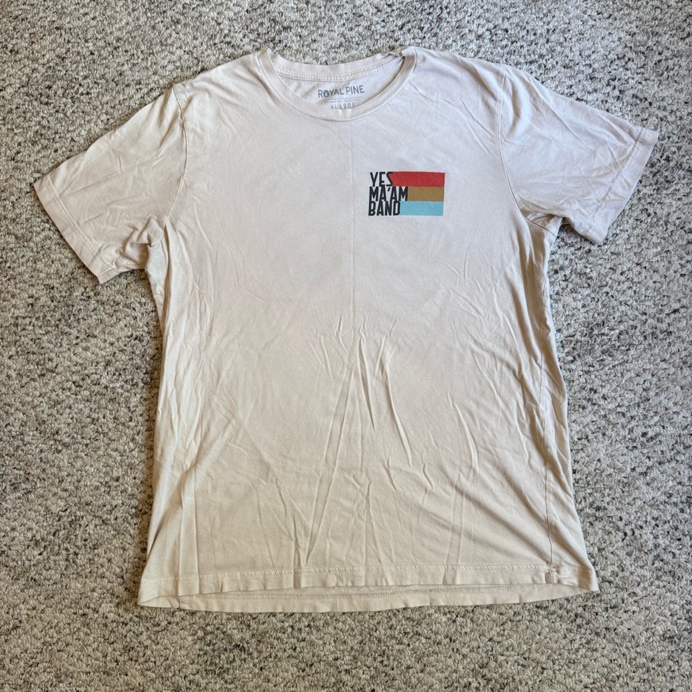 Yes Ma’am Band Graphic T-Shirt for Men Size XL